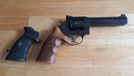 Manurhin MR73 Greep (kolf) rubber / caoutchouc