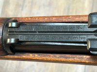 MAUSER K98kar DOU 44 Waffen Werke Brunn Bystrica met één nazi-markering aan toegevoegd