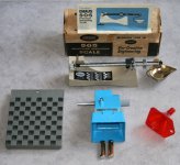 OHAUS 505 weegschaal + diversen.