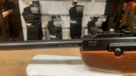 Weihrauch HW50S met Hawke Richtkijker