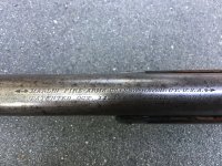 Marlin 1889 ,, safety,, leveraction geweer zwart kruit.