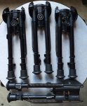 HARRIS BIPOD 1A2-L (23cm-33cm) 80€/stuk (nieuwstaat)