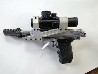 Bernardelli Practical 9mm Para met Tasco ProPoint