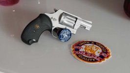 RUBBER Grips, Recoil Absorbing.