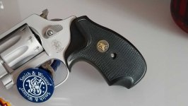 RUBBER Grips, Recoil Absorbing.