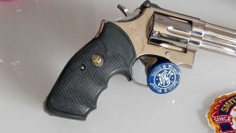 RUBBER Grips, Recoil Absorbing.