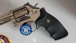 RUBBER Grips, Recoil Absorbing.