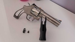 RUBBER Grips, Recoil Absorbing.