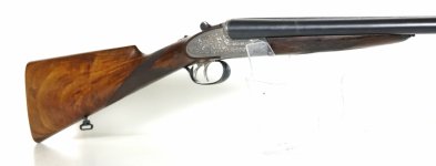Side by Side - 12/70 - sidelock met fraaie gravures