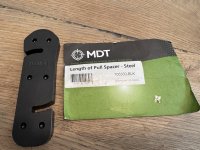 MDT steel spacer en Black rifle weights M lok