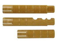 Originele Heckler & Koch MR223/MR308 rail covers/beschermers in zwart en RAL 8000.
