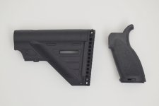 Originele Heckler & Koch V7 grip en Heckler & Koch Slimline kolf