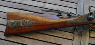 Shiloh sharps model 1874 in kaliber .45-100 in bijna nieuwstaat