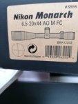 NIKON MONARCH  6.5 - 20 x 44 AO M FC richtkijker