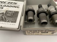 RCBS carbide dies .30M1 met shellholder