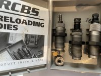RCBS carbide dies .30M1 met shellholder