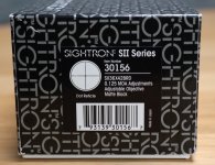 Benchrest / Long range Sightron SII 36x42 BRD