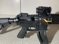 chiappa .22 mm  klein kaliber geweer met red dot en statief en opberg/vervoer hoes