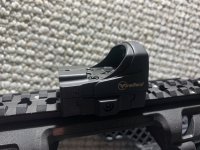 Glock 17 gen 4,   9 mm, met roni karabijn conversie set en red dot en glock koffer en roni karabijn koffer