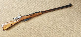 Mosin Nagant 91/30 uit 1943 met Semin bayonet, zeldzaam !