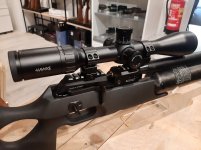 FX Crown Synthetic MKII 5.5mm met Hawke Vantage RS 6-24x50 richtkijker