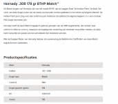 Kogelkoppen Hornady .30 ELD Match 178 grain