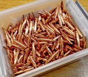 Te koop Lapua Scenar .264”–108 Grn. en Norma hulzen 6.5x55 SE.