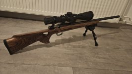 CZ455 Thumbhole + extra magazijn en munitie doos(leeg)