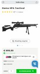 Gamo HPA tactical PCP geweer nieuw
