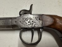 Pistool 15mm percussie antiek