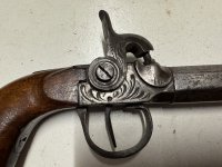 Pistool 15mm percussie antiek