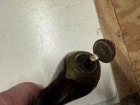 Pistool 15mm percussie antiek