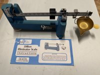 Dillon kruitweegschaal