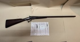 Zwartkruit dubbelloops hagelgeweer Cal12