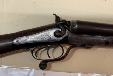 Zwartkruit dubbelloops hagelgeweer Cal12