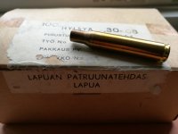 Lapua .30-06 - doos met 100 fabrieksnieuwe hulzen