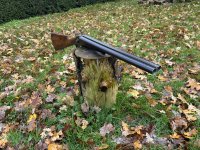 Husqvarna kaliber 12 coach gun jachtgeweer hagelgeweer