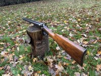 Husqvarna kaliber 12 coach gun jachtgeweer hagelgeweer