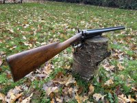 Husqvarna kaliber 12 coach gun jachtgeweer hagelgeweer