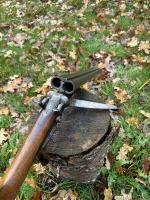 Husqvarna kaliber 12 coach gun jachtgeweer hagelgeweer