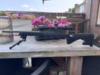 CZ 457 LRP black .22 met Element Optic 6/24x50