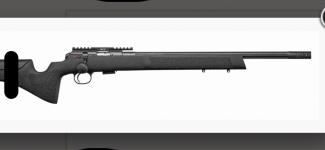 CZ 457 LRP black .22 met Element Optic 6/24x50