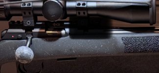 CZ 457 LRP black .22 met Element Optic 6/24x50