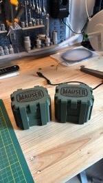 Munitie dozen 20, 25x, diverse kleuren en kalibers