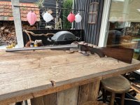 Onklaar gemaakt hagelgeweer Habicht Pieper