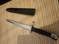 Originele Zwitserse bajonet te koop van Sig Sturmgewehr 57