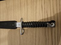 Originele Zwitserse bajonet te koop van Sig Sturmgewehr 57