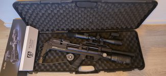 FX Maverick .22 + Pard Nachtkijker