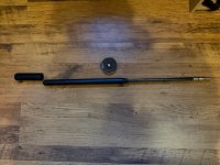 twee wapens fx Impact MK2 compact in 22 en de zwarte is eveneens een FX impact MK2