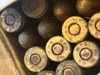 9mm munitie 2e wereldoorlog /schietjas XL met riem en handschoen